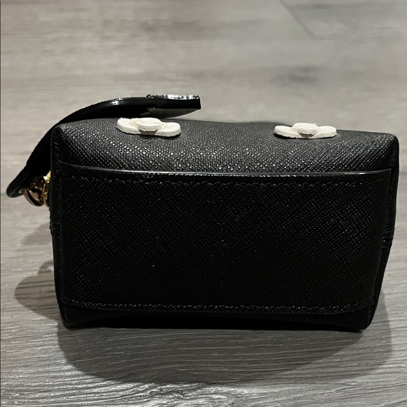 kate spade NWOT black cat-shaped mini coin purse with gold accents - Picture 5 of 10